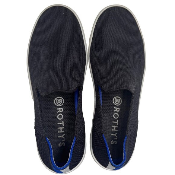 Rothys The Original Slip On Sneaker in Black Size 6.5 - Picture 10 of 10